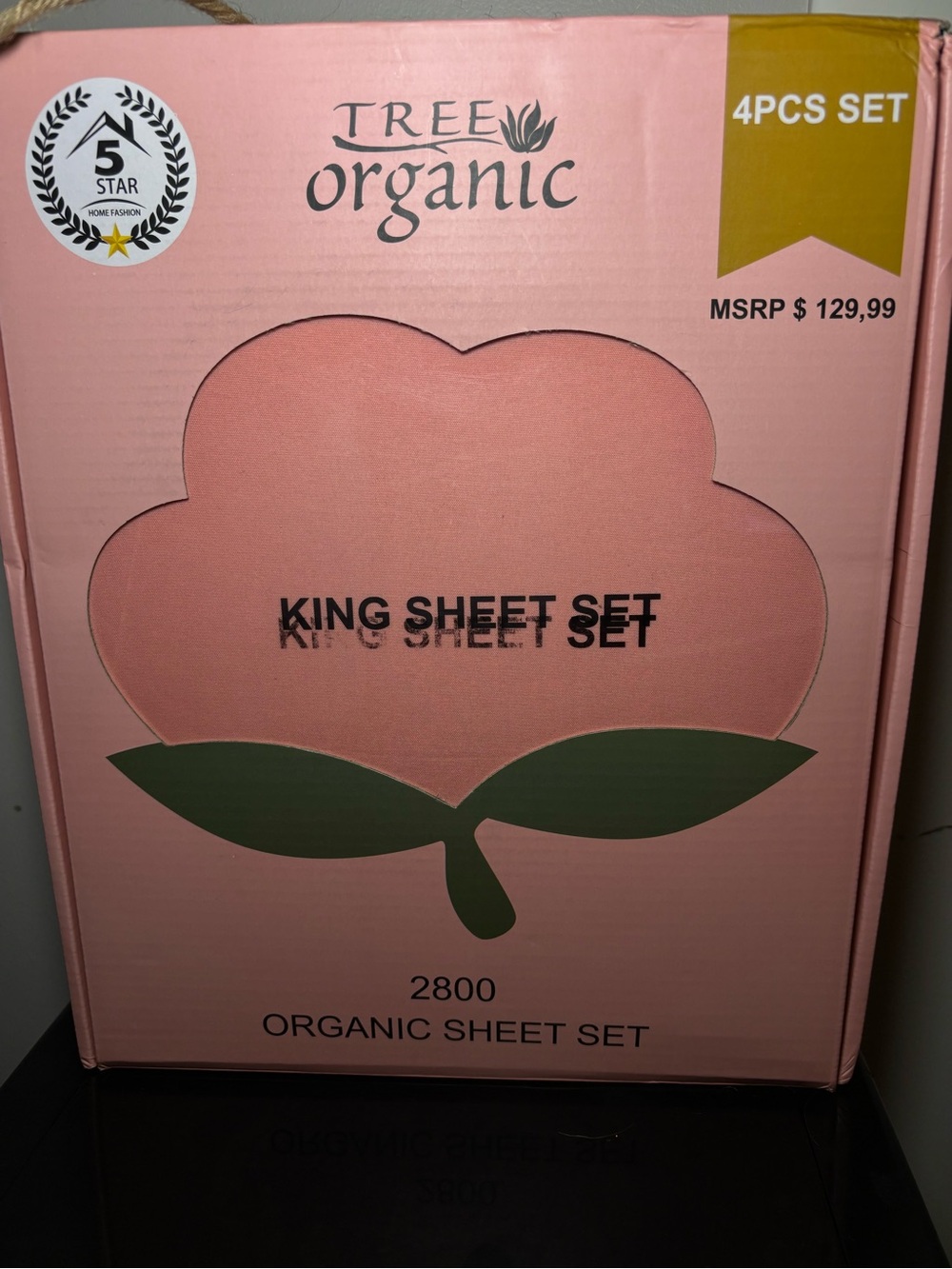 King Sheet Set - Pink
